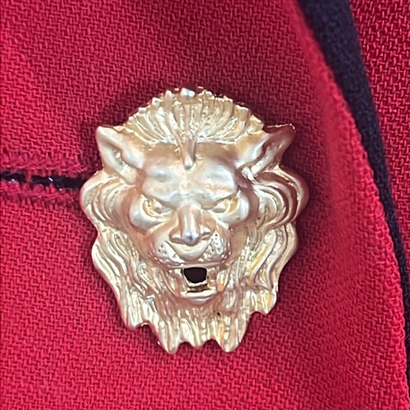 Wayne Clark Vintage Red and Black Wool Blazer - Picture 11 of 16